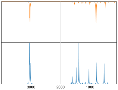 Calculated IR and Raman Spectra of Naphthalene