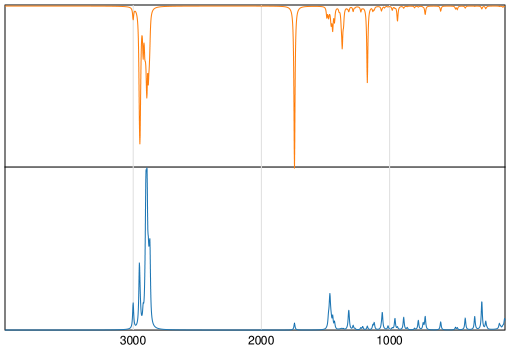 Calculated IR and Raman Spectra of 2-Octanone